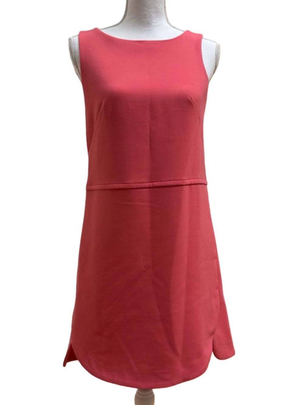 Ann Taylor Pink Sleeveless Shift Dress,‎ 0 NWOT